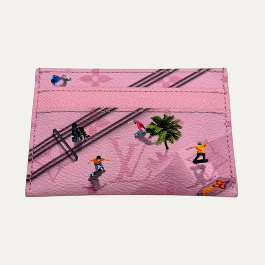 Louis Vuitton Skateboard Monogram Double Card Holder