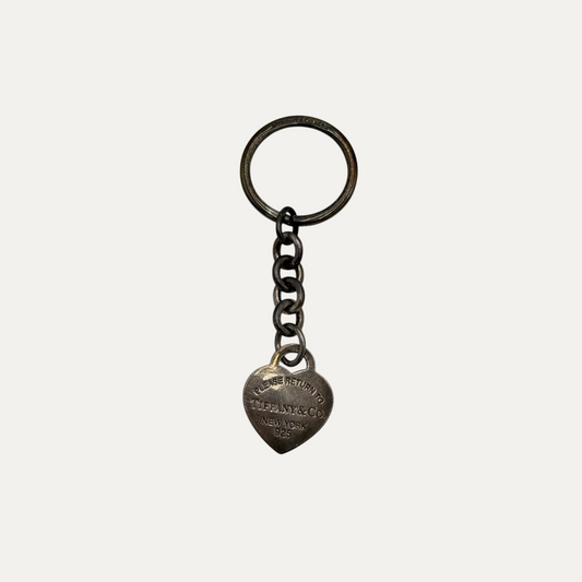Tiffany & Co Silver Heart Bag Charm