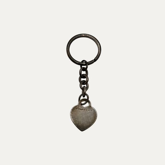Tiffany & Co Silver Heart Bag Charm