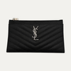 Saint Laurent Matelasse Leather Pouch