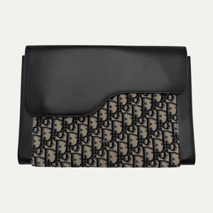 Christian Dior Oblique Jacquard Pouch Clutch