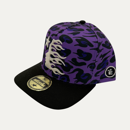 Hellstar Cheetah Print Snapback Hat