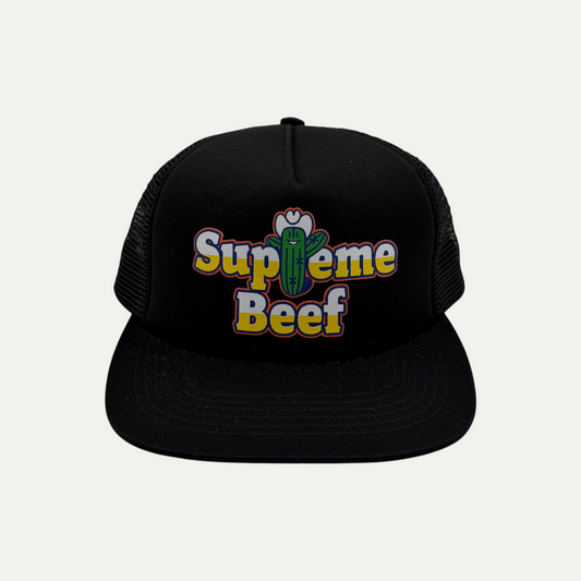 Supreme Beef Mesh Back 5 Panel Snapback Hat