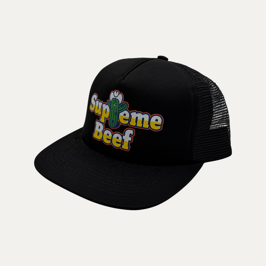 Supreme Beef Mesh Back 5 Panel Snapback Hat