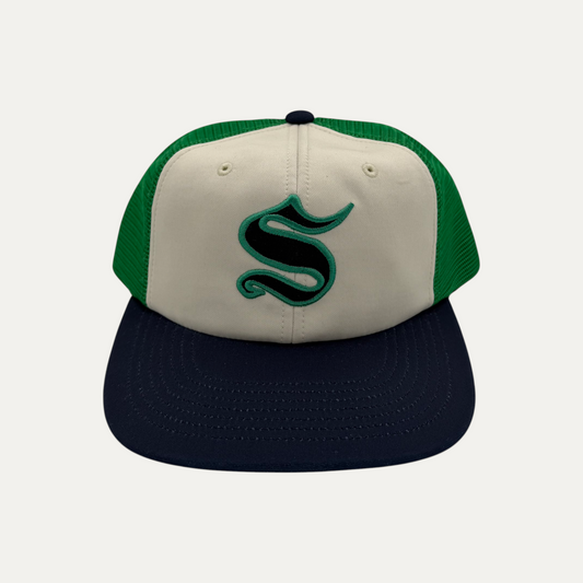 Supreme Contrast S Mesh Back 6 Panel Snapback Hat