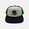 Supreme Contrast S Mesh Back 6 Panel Snapback Hat