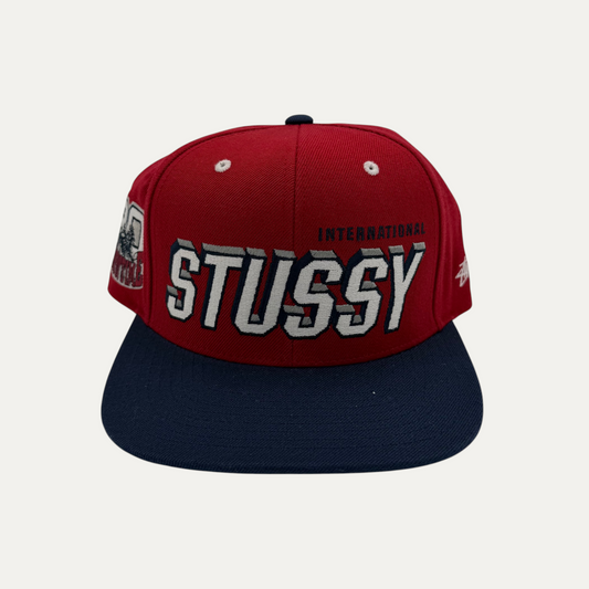 Stussy Shadow Font Snapback Hat