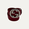 Gucci Interlocking G Logo Leather Belt