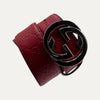 Gucci Interlocking G Logo Leather Belt