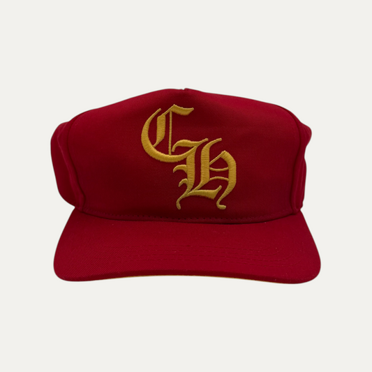 Chrome Hearts CH Embroidered Yellow/Red Hat