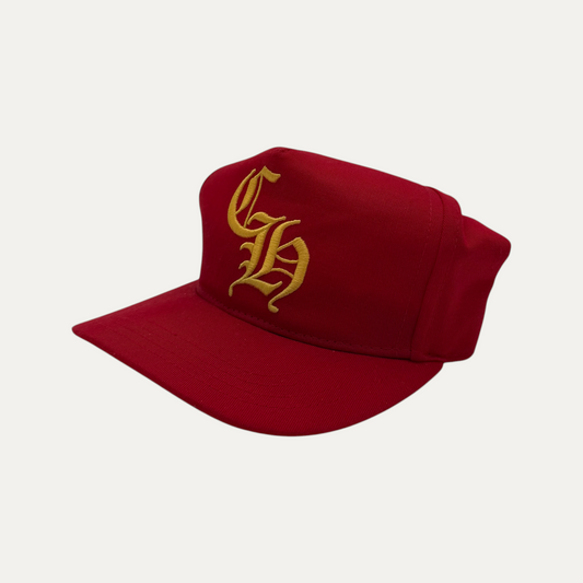 Chrome Hearts CH Embroidered Yellow/Red Hat