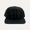 Chrome Hearts Triple Cross Black Trucker Hat