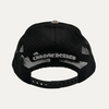 Chrome Hearts Triple Cross Black Trucker Hat