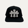 Chrome Hearts Triple Cross White Patch Trucker Hat