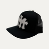 Chrome Hearts Triple Cross White Patch Trucker Hat
