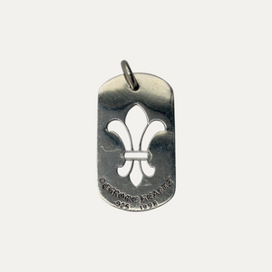 Chrome Hearts Fleur Dog-Tag Pendant