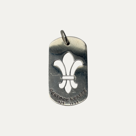 Chrome Hearts Fleur Dog-Tag Pendant