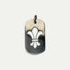 Chrome Hearts Fleur Dog-Tag Pendant