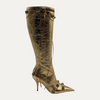 Balenciaga Cagole Gold Heel
