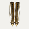 Balenciaga Cagole Gold Heel