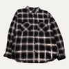 Amiri Glitter Plaid Flannel Button-Up Shirt