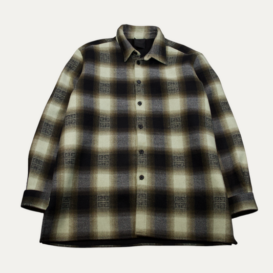 Givenchy Wool Plaid Shirt