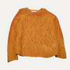 Marni Mohair Sprayed Lined Orange Knitted Sweater