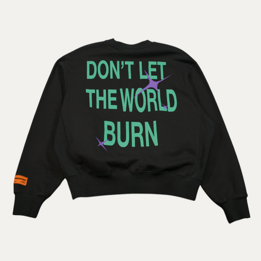 Heron Preston Globe Burn Crewneck Sweatshirt