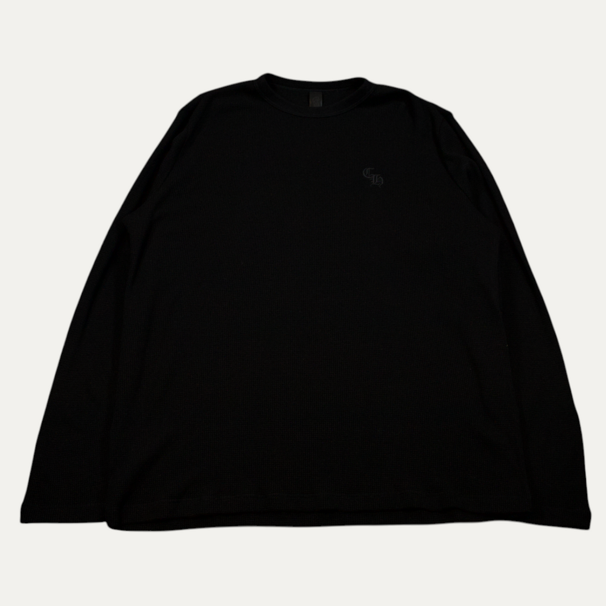 Chrome Hearts Embroidered Thermal Long-Sleeve T-Shirt