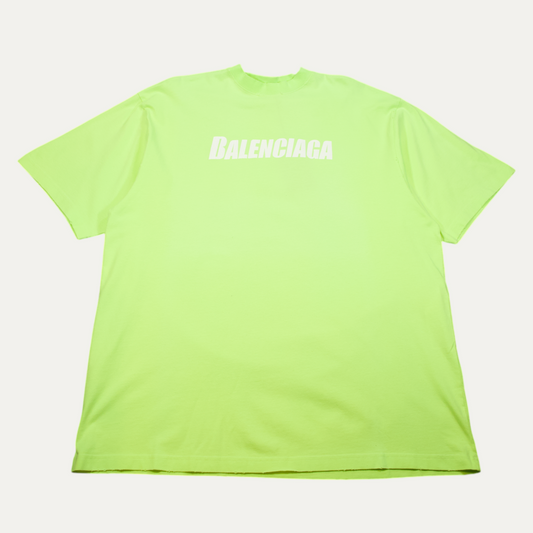 Balenciaga 2022 Graphic Signature Logo T-Shirt
