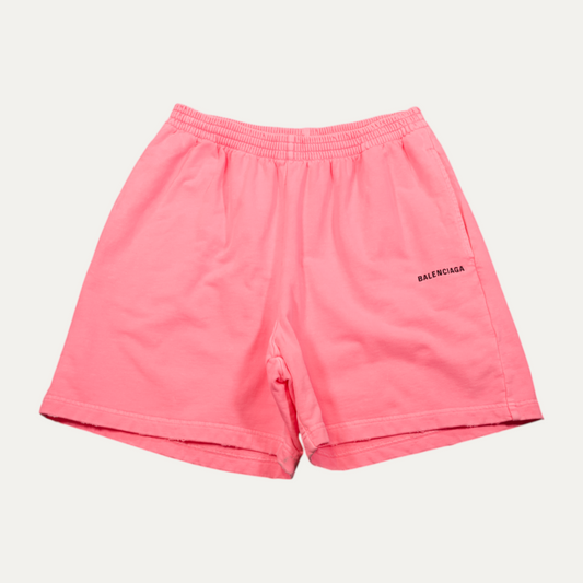 Balenciaga Thigh Logo Sweat Shorts