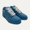 Louis Vuitton LV Blue Embossed Monogram Trainer