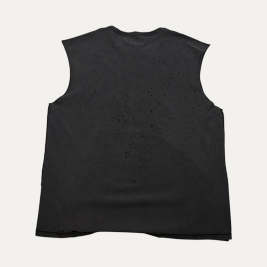 Purple Brand Chest Logo Cut-Off T-Shirt