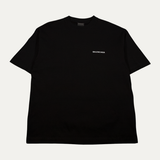 Balenciaga White Spell Out T-Shirt