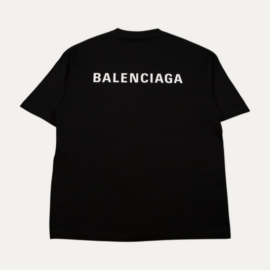 Balenciaga White Spell Out T-Shirt