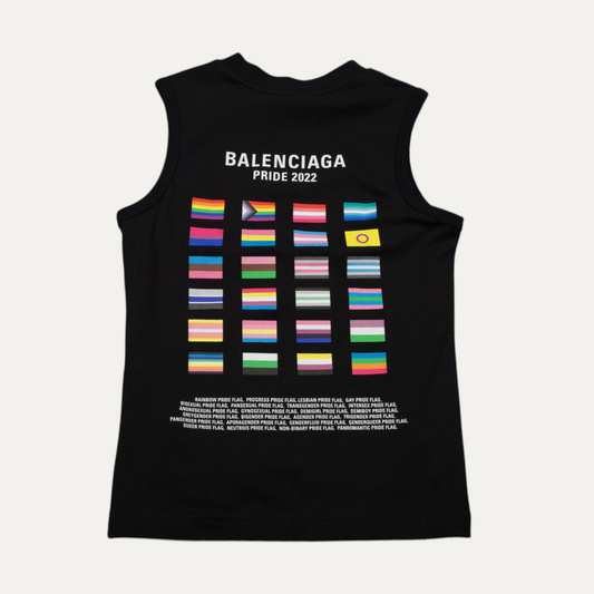Balenciaga Pride Fitted Tank-Top
