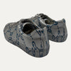 Gucci Ace GG Ghost Silver Coated Leather Sneaker