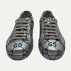 Gucci Ace GG Ghost Silver Coated Leather Sneaker