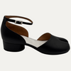 Maison Margiela Tabi Mary Jane Pump Black Leather