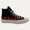 CDG High Top Chuck Multi-Heart Black