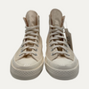 Comme Des Garcons Cream High Top Sneaker