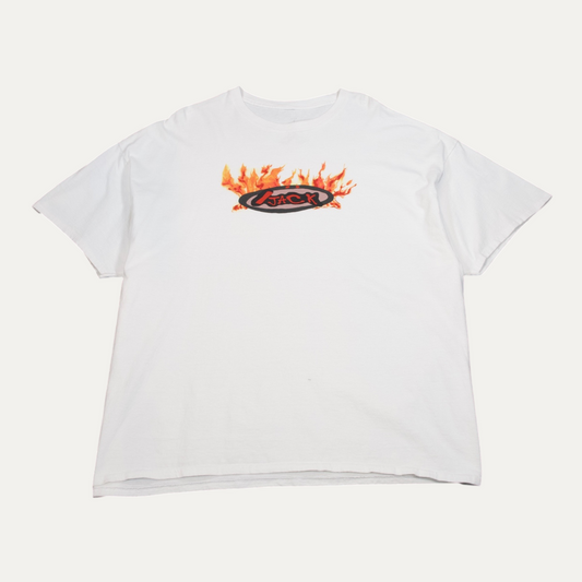 Travis Scott Cactus Jack Fire Logo T-Shirt
