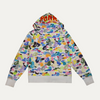 Bape Multi Color Camo Full Zip Shark Hoodie