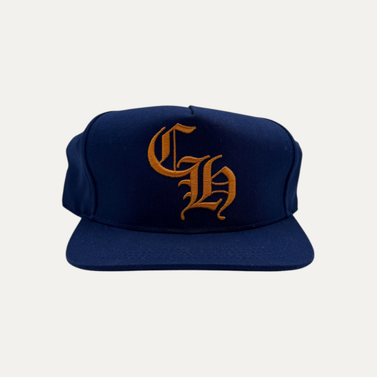 Chrome Hearts Gold CH Embroidered Hat