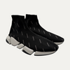 Balenciaga Speed Trainer Mid Logo Print