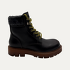 Bottega Veneta Haddock Calfskin Intrecciato Combat Boots