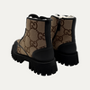 Gucci Lace Up Maxi GG Boot