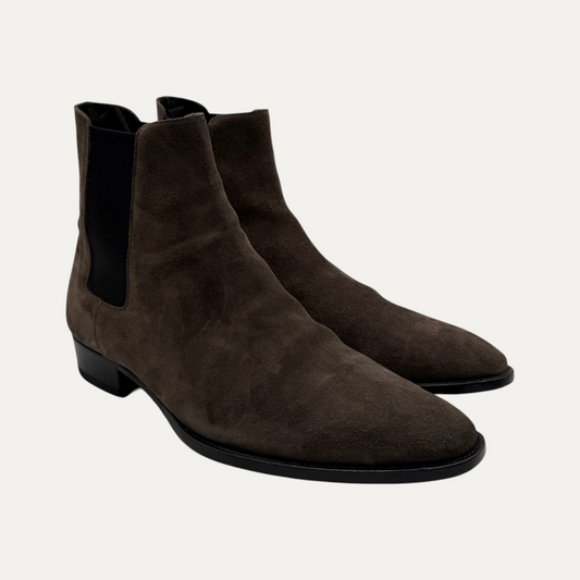 YSL Suede Chelsea Boot