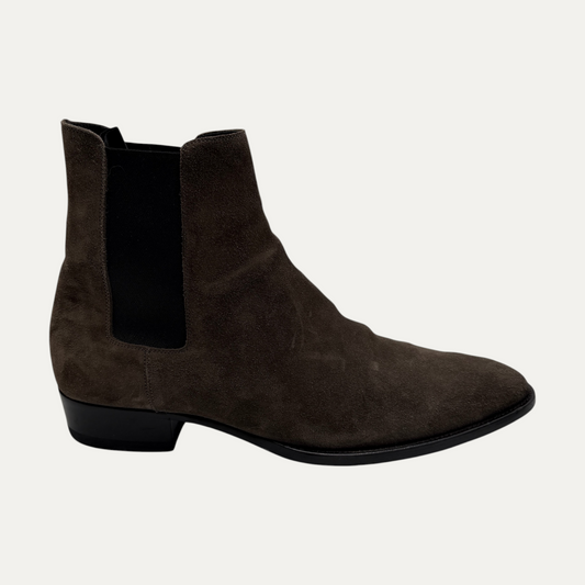 YSL Suede Chelsea Boot