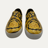 Versace Barocco Print Leather Slip On